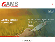 Tablet Screenshot of ams.asicom.cl